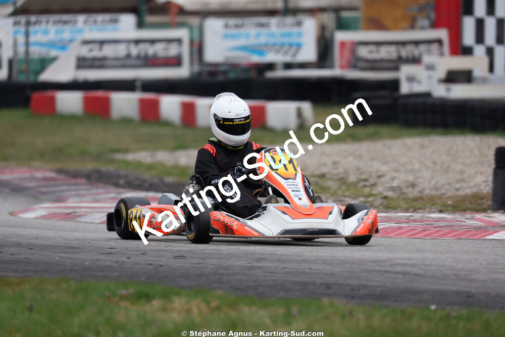 Adrien ABRIC — 28/02 & 01/03/2026 : 1ère manche du Championnat du Sud 2026 à Aigues-Vives (photos Stéphane Agnus) 2026 — karting