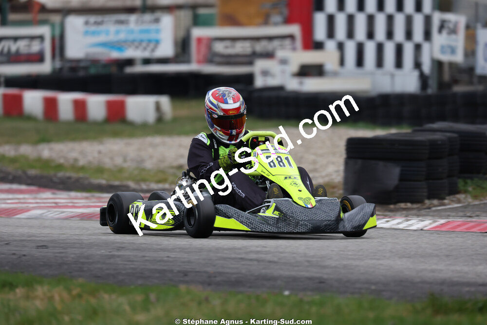 Gwenael ROSSIGNOL — 28/02 & 01/03/2026 : 1ère manche du Championnat du Sud 2026 à Aigues-Vives (photos Stéphane Agnus) 2026 — karting