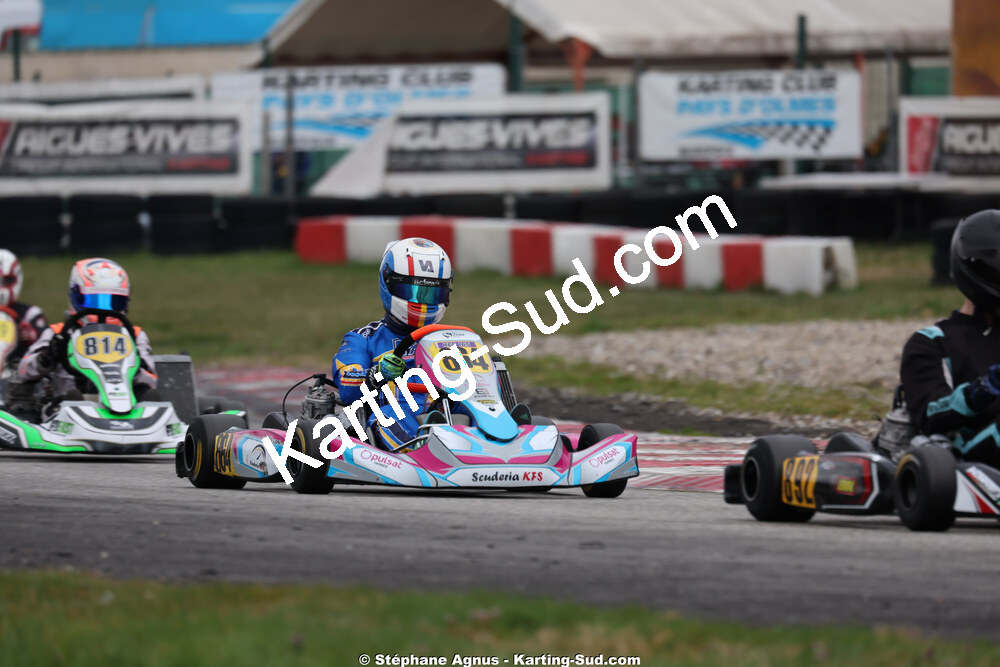 Valentin AGUILLON — 28/02 & 01/03/2026 : 1ère manche du Championnat du Sud 2026 à Aigues-Vives (photos Stéphane Agnus) 2026 — karting