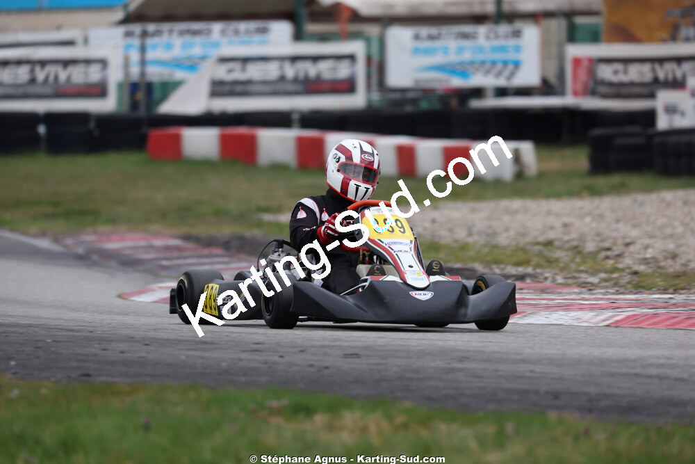 Nicolas GENIN — 28/02 & 01/03/2026 : 1ère manche du Championnat du Sud 2026 à Aigues-Vives (photos Stéphane Agnus) 2026 — karting