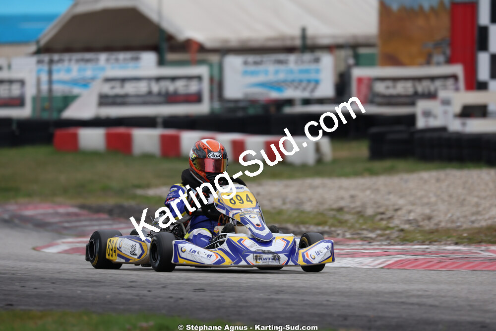 Thomas SUZANNE — 28/02 & 01/03/2026 : 1ère manche du Championnat du Sud 2026 à Aigues-Vives (photos Stéphane Agnus) 2026 — karting