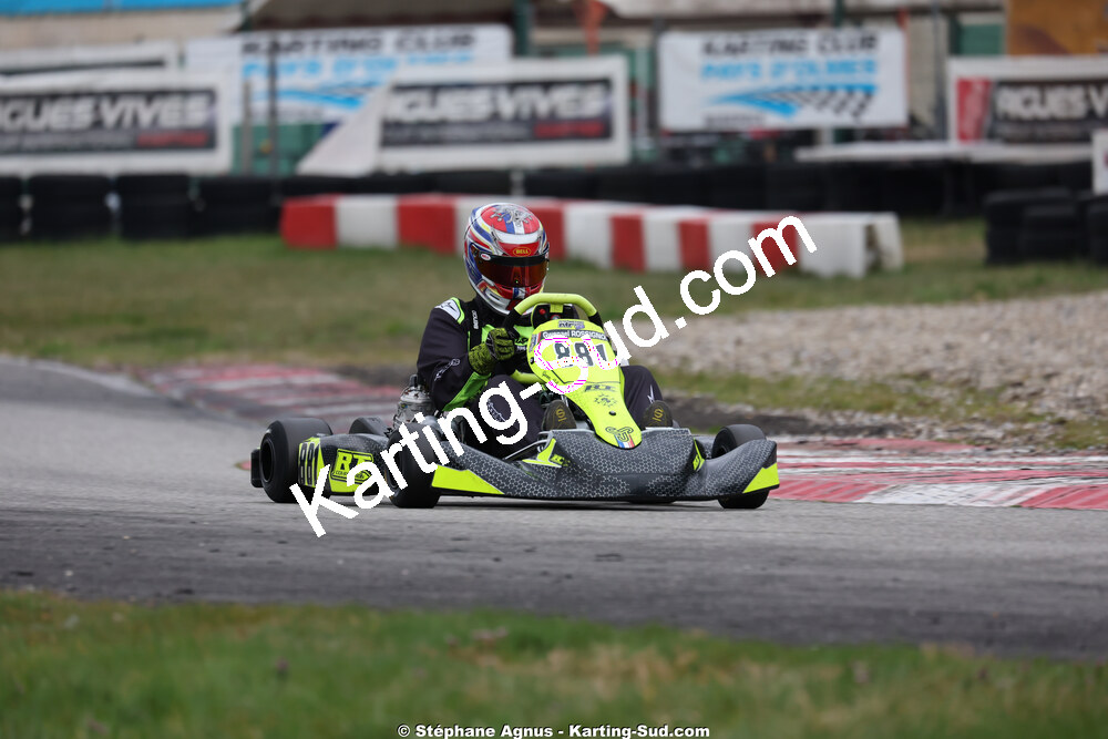 Gwenael ROSSIGNOL — 28/02 & 01/03/2026 : 1ère manche du Championnat du Sud 2026 à Aigues-Vives (photos Stéphane Agnus) 2026 — karting