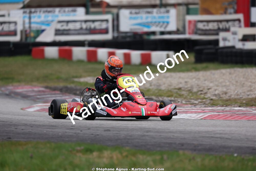 Matheo COURBIERES — 28/02 & 01/03/2026 : 1ère manche du Championnat du Sud 2026 à Aigues-Vives (photos Stéphane Agnus) 2026 — karting