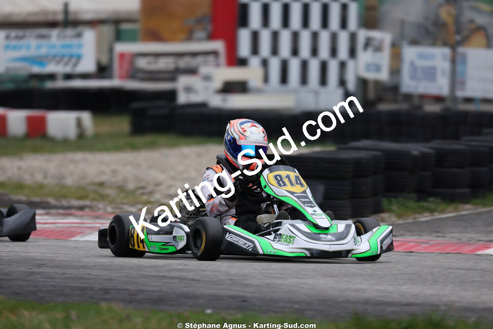 Garry FORTIER — 28/02 & 01/03/2026 : 1ère manche du Championnat du Sud 2026 à Aigues-Vives (photos Stéphane Agnus) 2026 — karting