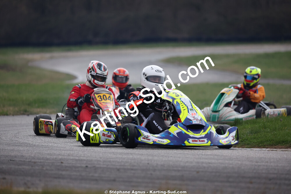 Fabien RIVALS — 28/02 & 01/03/2026 : 1ère manche du Championnat du Sud 2026 à Aigues-Vives (photos Stéphane Agnus) 2026 — karting