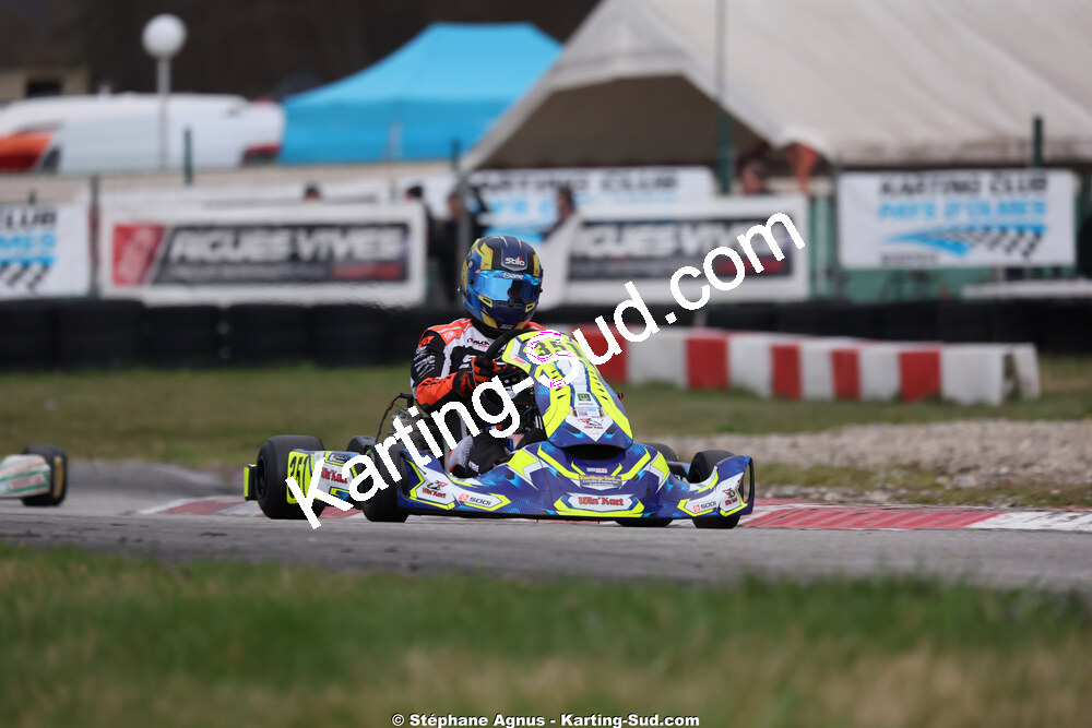 Sébastien ANDRES — 28/02 & 01/03/2026 : 1ère manche du Championnat du Sud 2026 à Aigues-Vives (photos Stéphane Agnus) 2026 — karting