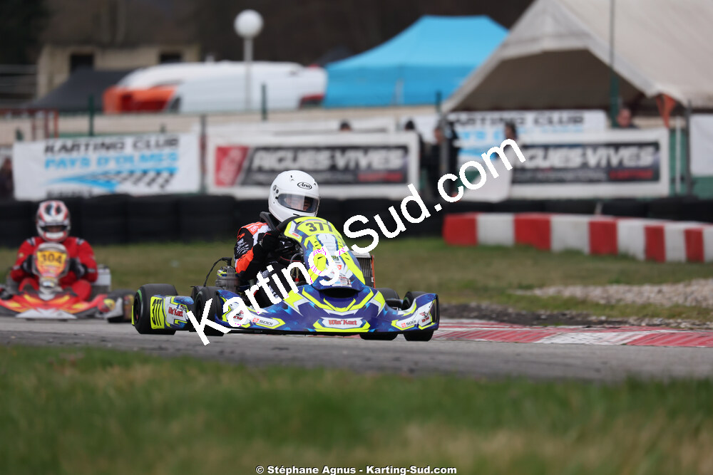 Fabien RIVALS — 28/02 & 01/03/2026 : 1ère manche du Championnat du Sud 2026 à Aigues-Vives (photos Stéphane Agnus) 2026 — karting