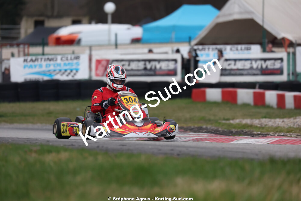 Damien RIVIERE — 28/02 & 01/03/2026 : 1ère manche du Championnat du Sud 2026 à Aigues-Vives (photos Stéphane Agnus) 2026 — karting