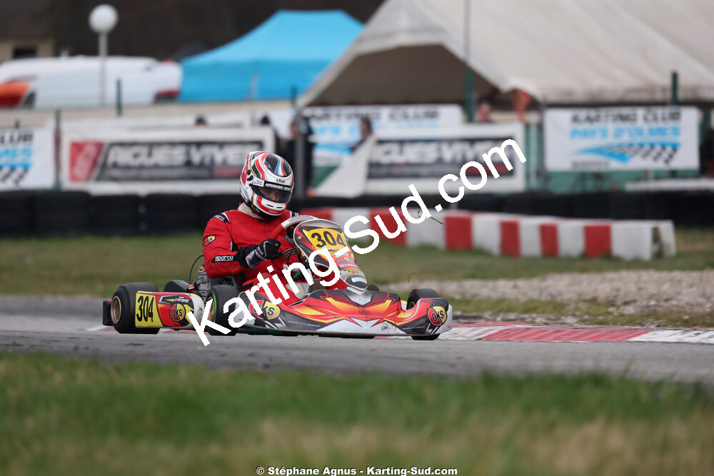 Damien RIVIERE — 28/02 & 01/03/2026 : 1ère manche du Championnat du Sud 2026 à Aigues-Vives (photos Stéphane Agnus) 2026 — karting