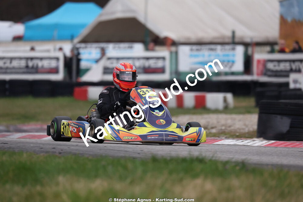 Cédric MARGUERITIN — 28/02 & 01/03/2026 : 1ère manche du Championnat du Sud 2026 à Aigues-Vives (photos Stéphane Agnus) 2026 — karting