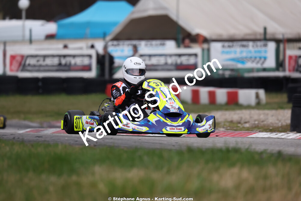 Fabien RIVALS — 28/02 & 01/03/2026 : 1ère manche du Championnat du Sud 2026 à Aigues-Vives (photos Stéphane Agnus) 2026 — karting