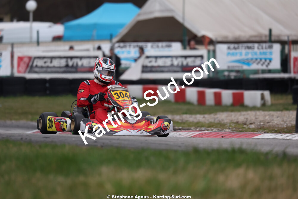 Damien RIVIERE — 28/02 & 01/03/2026 : 1ère manche du Championnat du Sud 2026 à Aigues-Vives (photos Stéphane Agnus) 2026 — karting