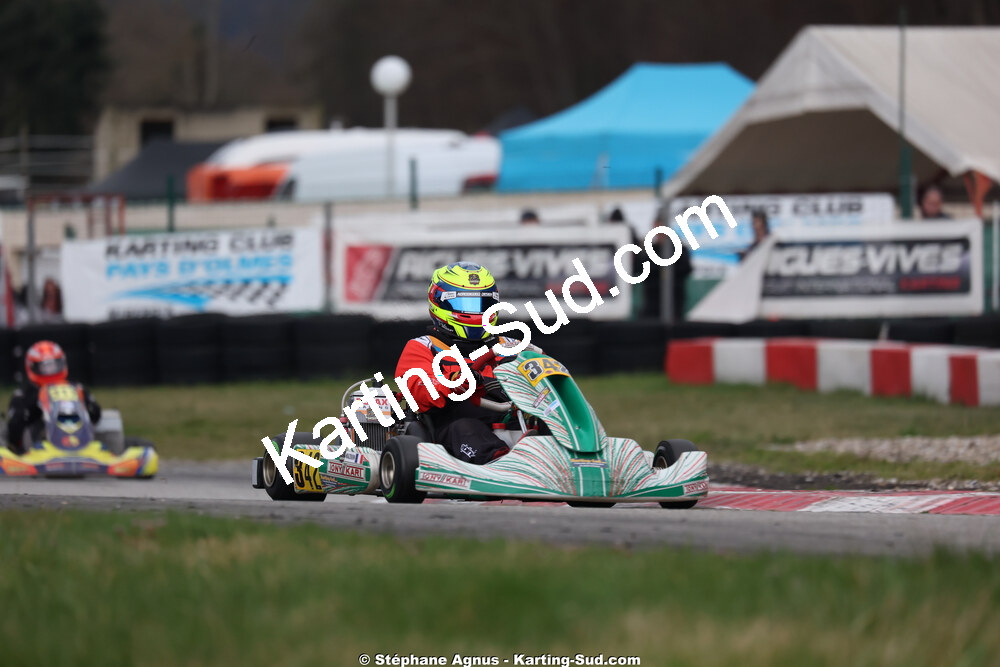 Aurélien MAZOUIN — 28/02 & 01/03/2026 : 1ère manche du Championnat du Sud 2026 à Aigues-Vives (photos Stéphane Agnus) 2026 — karting