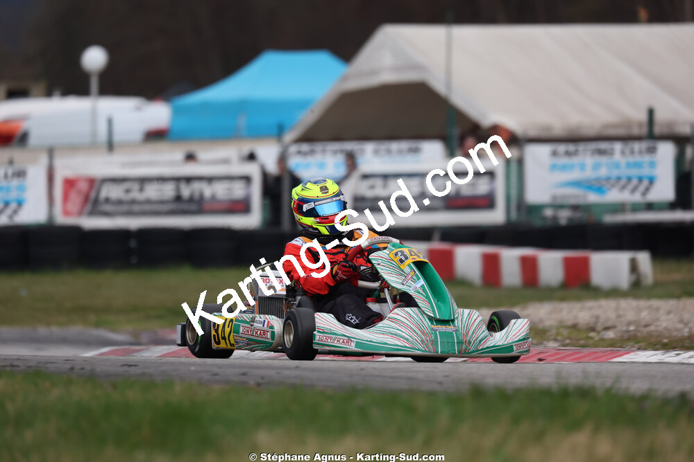 Aurélien MAZOUIN — 28/02 & 01/03/2026 : 1ère manche du Championnat du Sud 2026 à Aigues-Vives (photos Stéphane Agnus) 2026 — karting