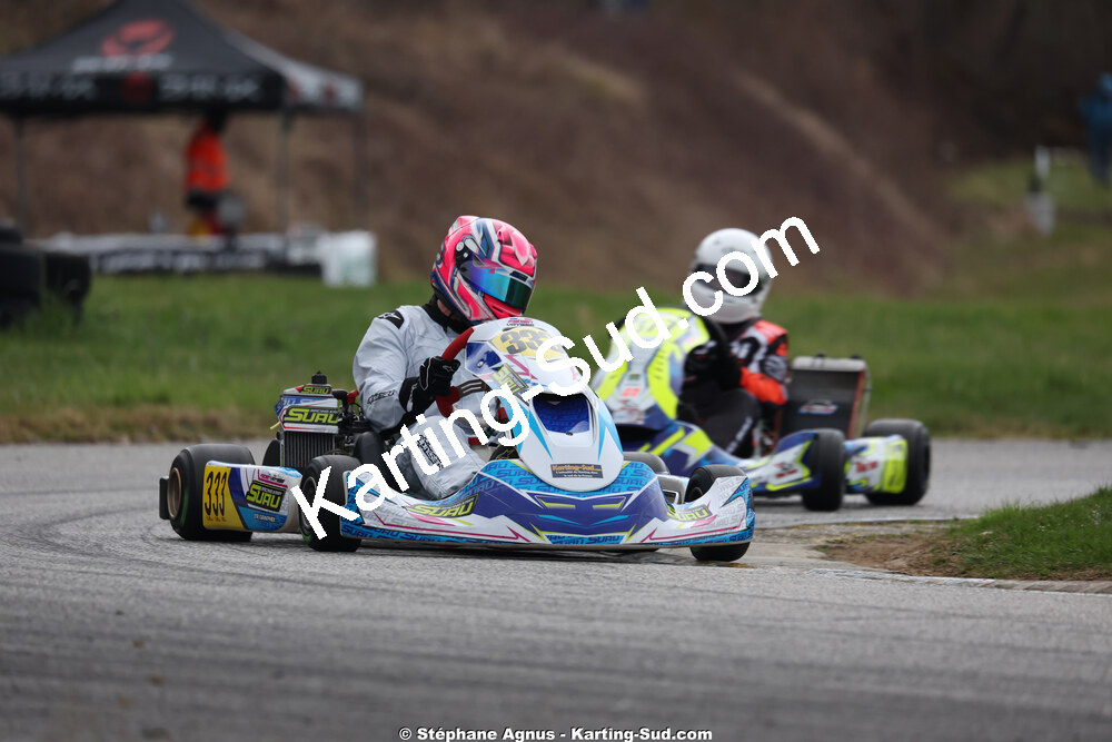 Fabien VAYSSE — 28/02 & 01/03/2026 : 1ère manche du Championnat du Sud 2026 à Aigues-Vives (photos Stéphane Agnus) 2026 — karting