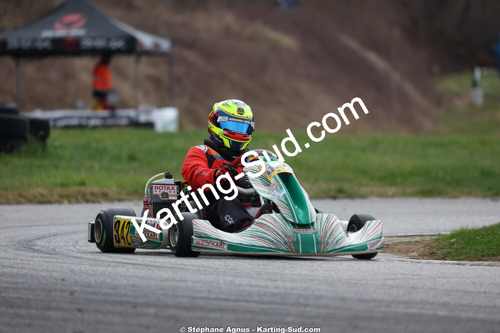 Aurélien MAZOUIN — 28/02 & 01/03/2026 : 1ère manche du Championnat du Sud 2026 à Aigues-Vives (photos Stéphane Agnus) 2026 — karting