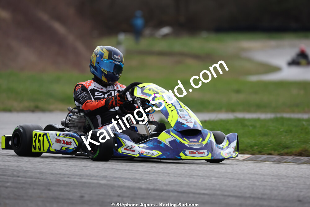 Sébastien ANDRES — 28/02 & 01/03/2026 : 1ère manche du Championnat du Sud 2026 à Aigues-Vives (photos Stéphane Agnus) 2026 — karting