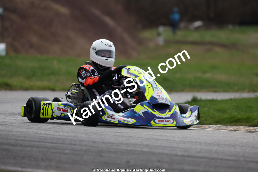 Fabien RIVALS — 28/02 & 01/03/2026 : 1ère manche du Championnat du Sud 2026 à Aigues-Vives (photos Stéphane Agnus) 2026 — karting