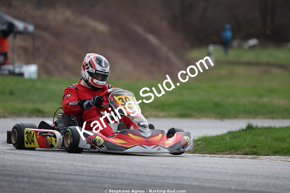 Damien RIVIERE — 28/02 & 01/03/2026 : 1ère manche du Championnat du Sud 2026 à Aigues-Vives (photos Stéphane Agnus) 2026 — karting