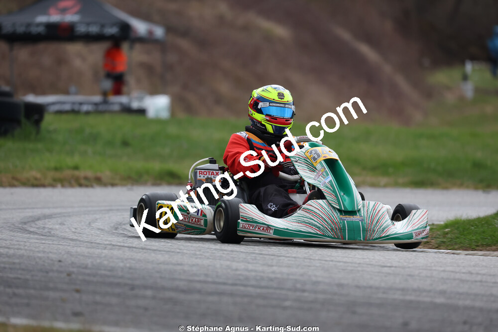 Aurélien MAZOUIN — 28/02 & 01/03/2026 : 1ère manche du Championnat du Sud 2026 à Aigues-Vives (photos Stéphane Agnus) 2026 — karting