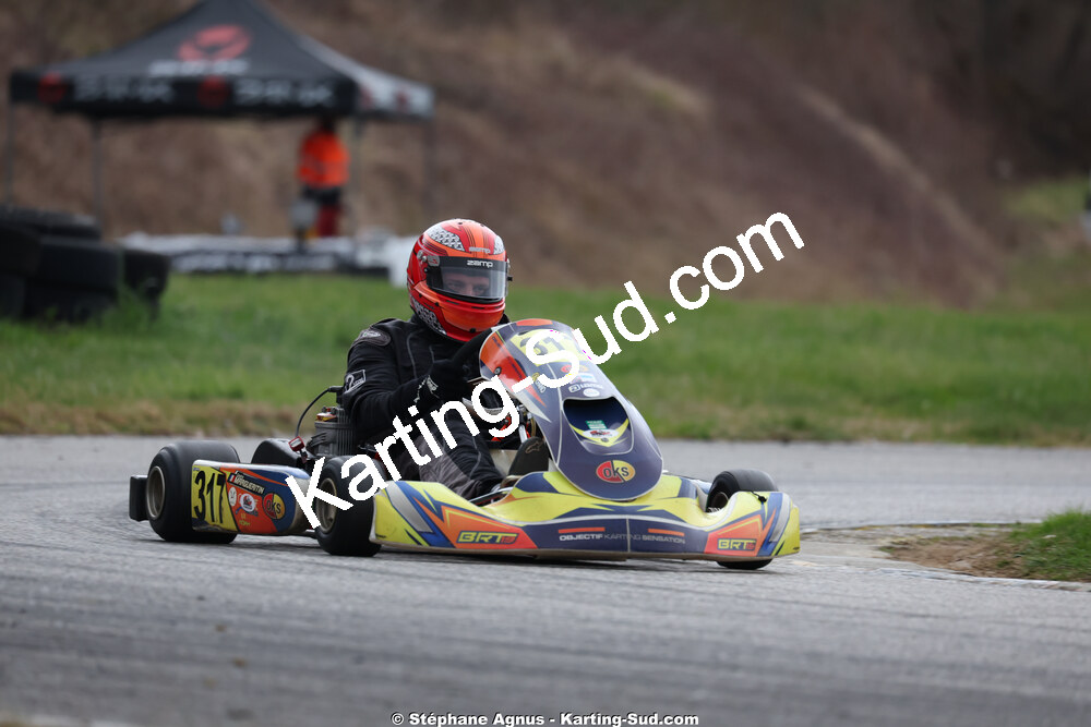 Cédric MARGUERITIN — 28/02 & 01/03/2026 : 1ère manche du Championnat du Sud 2026 à Aigues-Vives (photos Stéphane Agnus) 2026 — karting