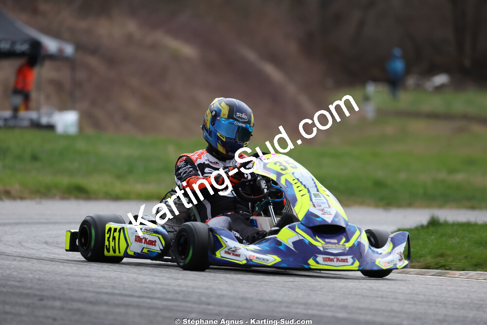 Sébastien ANDRES — 28/02 & 01/03/2026 : 1ère manche du Championnat du Sud 2026 à Aigues-Vives (photos Stéphane Agnus) 2026 — karting