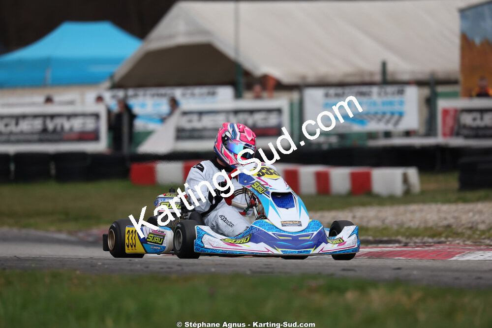 Fabien VAYSSE — 28/02 & 01/03/2026 : 1ère manche du Championnat du Sud 2026 à Aigues-Vives (photos Stéphane Agnus) 2026 — karting