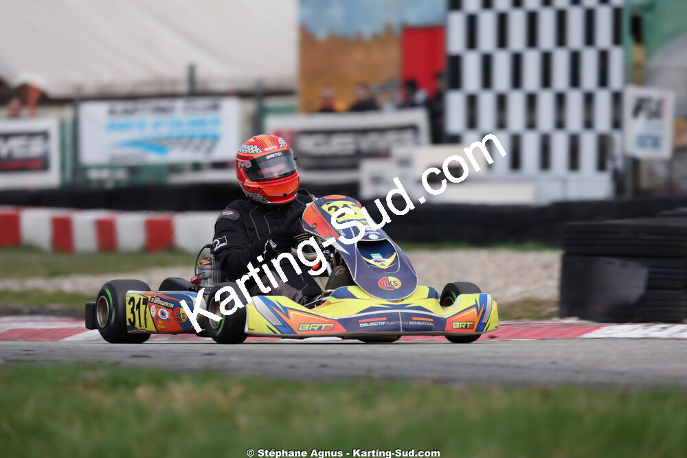 Cédric MARGUERITIN — 28/02 & 01/03/2026 : 1ère manche du Championnat du Sud 2026 à Aigues-Vives (photos Stéphane Agnus) 2026 — karting