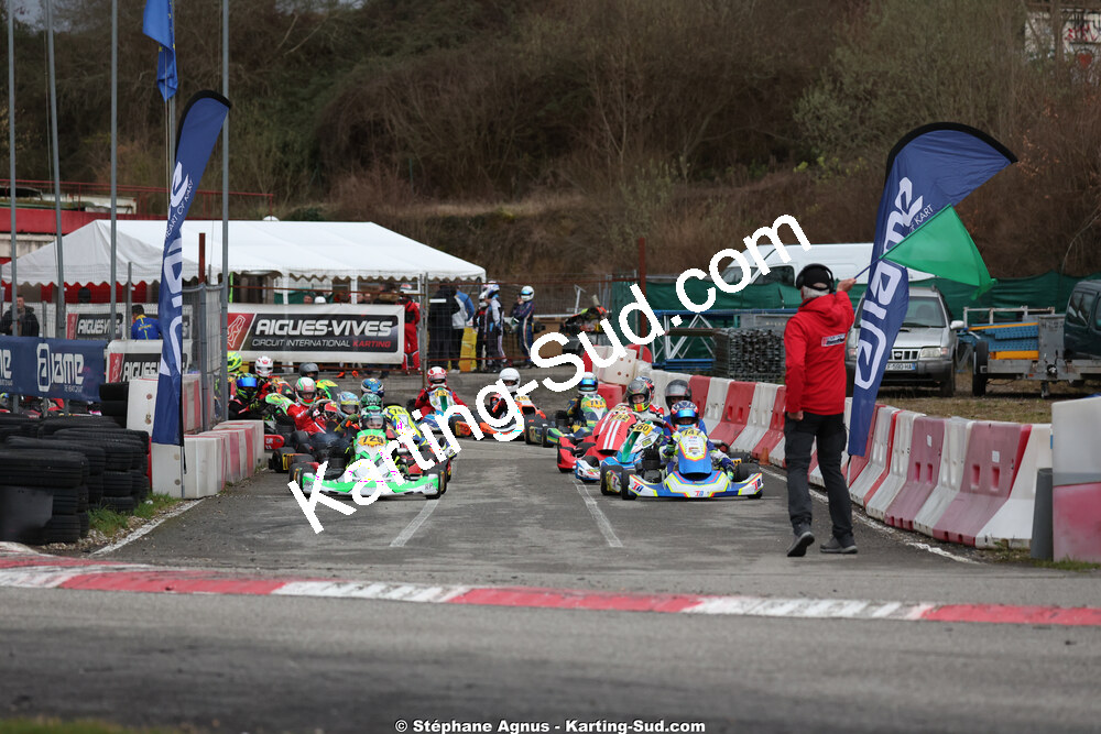 KA100 — 28/02 & 01/03/2026 : 1ère manche du Championnat du Sud 2026 à Aigues-Vives (photos Stéphane Agnus) 2026 — karting