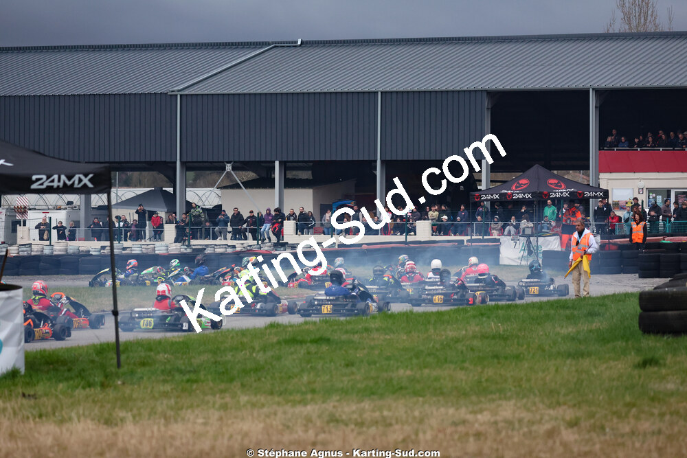KA100 — 28/02 & 01/03/2026 : 1ère manche du Championnat du Sud 2026 à Aigues-Vives (photos Stéphane Agnus) 2026 — karting