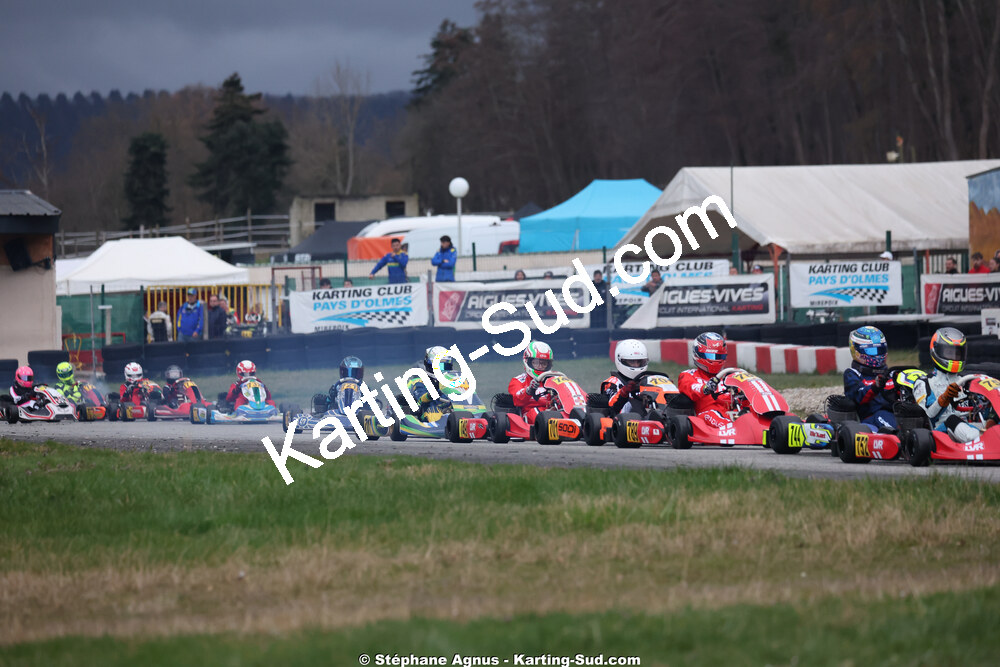KA100 — 28/02 & 01/03/2026 : 1ère manche du Championnat du Sud 2026 à Aigues-Vives (photos Stéphane Agnus) 2026 — karting