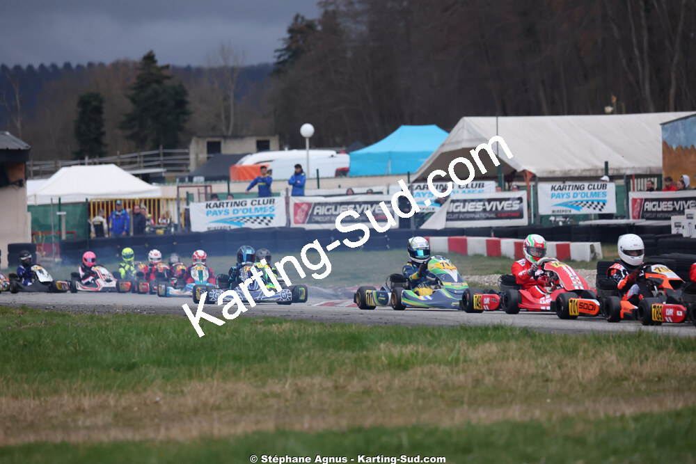 KA100 — 28/02 & 01/03/2026 : 1ère manche du Championnat du Sud 2026 à Aigues-Vives (photos Stéphane Agnus) 2026 — karting