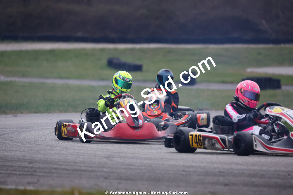 KA100 — 28/02 & 01/03/2026 : 1ère manche du Championnat du Sud 2026 à Aigues-Vives (photos Stéphane Agnus) 2026 — karting