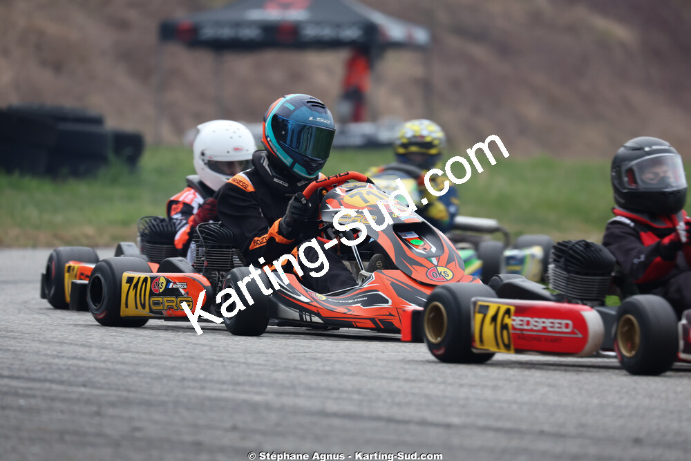 KA100 — 28/02 & 01/03/2026 : 1ère manche du Championnat du Sud 2026 à Aigues-Vives (photos Stéphane Agnus) 2026 — karting