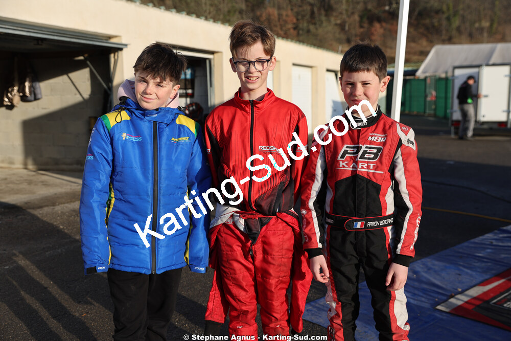 Aaron BORDANOVA, Mathis MESPOULEDE — 28/02 & 01/03/2026 : 1ère manche du Championnat du Sud 2026 à Aigues-Vives (photos Stéphane Agnus) 2026 — karting