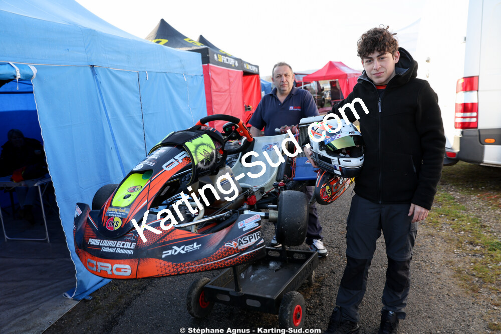 Vincent CASTROVILLARI — 28/02 & 01/03/2026 : 1ère manche du Championnat du Sud 2026 à Aigues-Vives (photos Stéphane Agnus) 2026 — karting