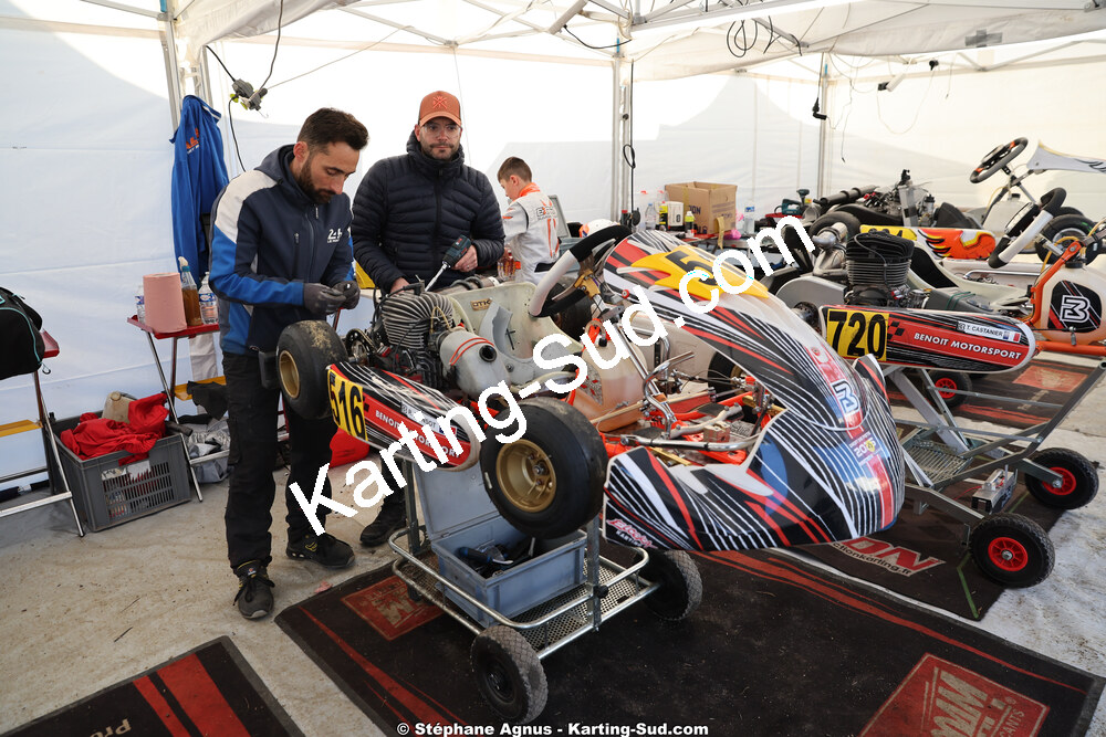 28/02 & 01/03/2026 : 1ère manche du Championnat du Sud 2026 à Aigues-Vives (photos Stéphane Agnus) 2026 — karting