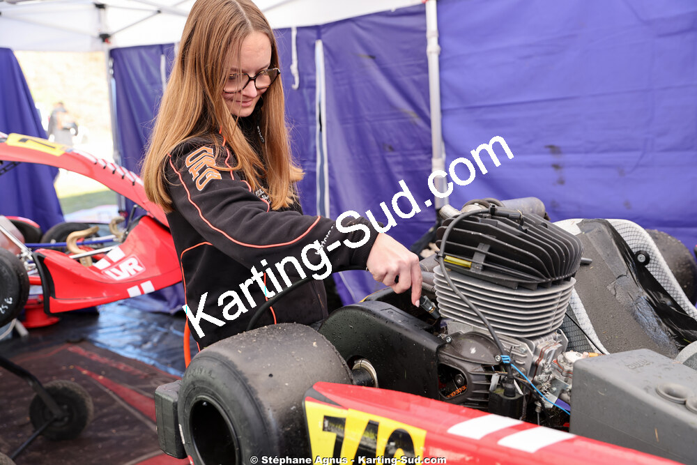 Louise Marie DUPUY — 28/02 & 01/03/2026 : 1ère manche du Championnat du Sud 2026 à Aigues-Vives (photos Stéphane Agnus) 2026 — karting