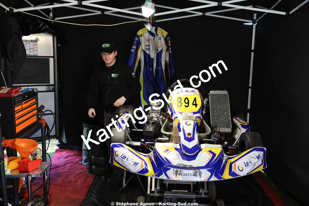 Thomas SUZANNE — 28/02 & 01/03/2026 : 1ère manche du Championnat du Sud 2026 à Aigues-Vives (photos Stéphane Agnus) 2026 — karting