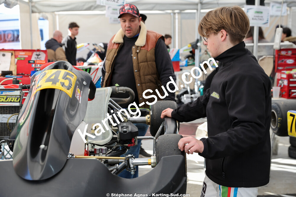 Andy DIAZ — 28/02 & 01/03/2026 : 1ère manche du Championnat du Sud 2026 à Aigues-Vives (photos Stéphane Agnus) 2026 — karting