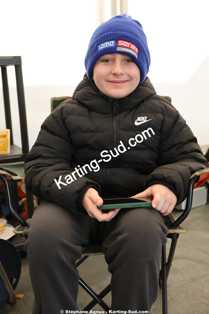 Gabriel RINAUDO — 28/02 & 01/03/2026 : 1ère manche du Championnat du Sud 2026 à Aigues-Vives (photos Stéphane Agnus) 2026 — karting