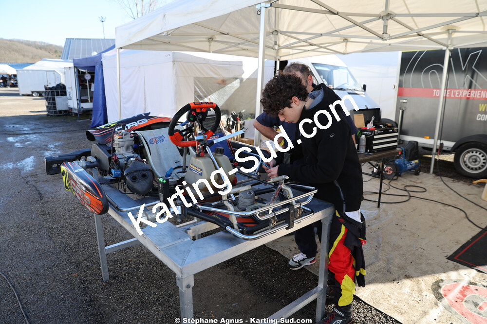 28/02 & 01/03/2026 : 1ère manche du Championnat du Sud 2026 à Aigues-Vives (photos Stéphane Agnus) 2026 — karting