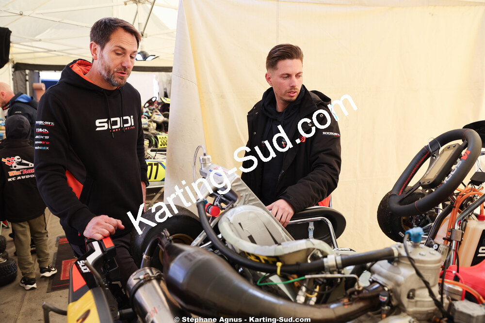 Adrian LAFILLE, Yohan SOGUEL — 28/02 & 01/03/2026 : 1ère manche du Championnat du Sud 2026 à Aigues-Vives (photos Stéphane Agnus) 2026 — karting