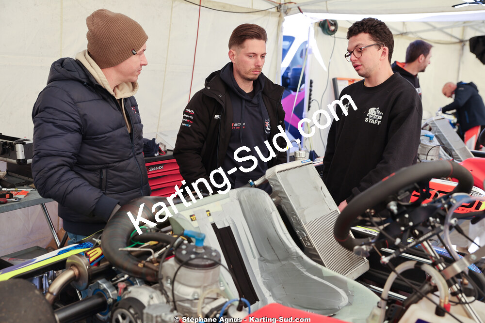 Arthur EHRET, Yohan SOGUEL — 28/02 & 01/03/2026 : 1ère manche du Championnat du Sud 2026 à Aigues-Vives (photos Stéphane Agnus) 2026 — karting