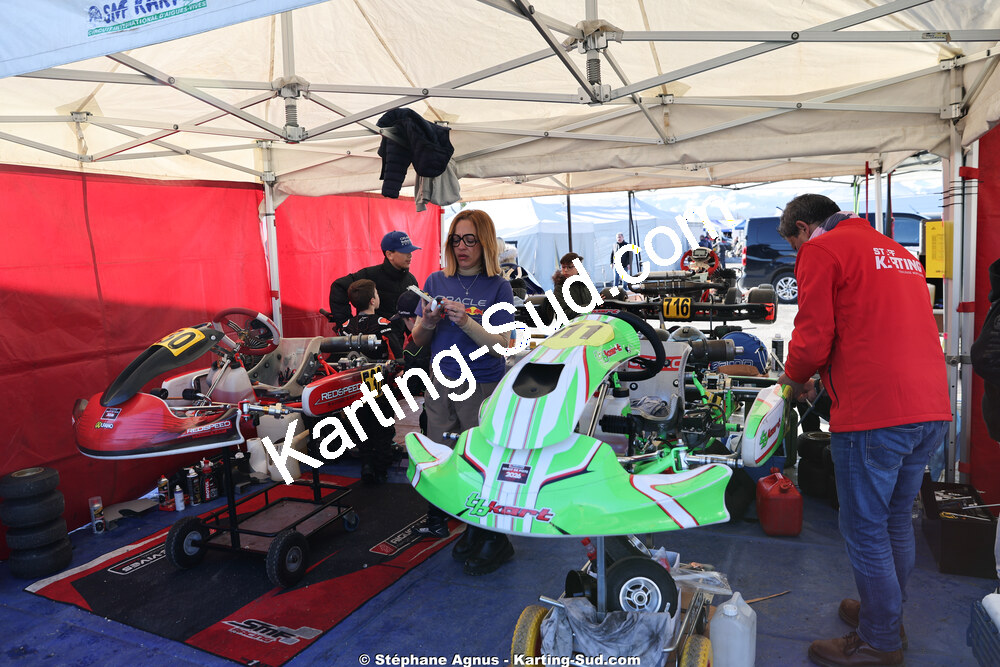 28/02 & 01/03/2026 : 1ère manche du Championnat du Sud 2026 à Aigues-Vives (photos Stéphane Agnus) 2026 — karting