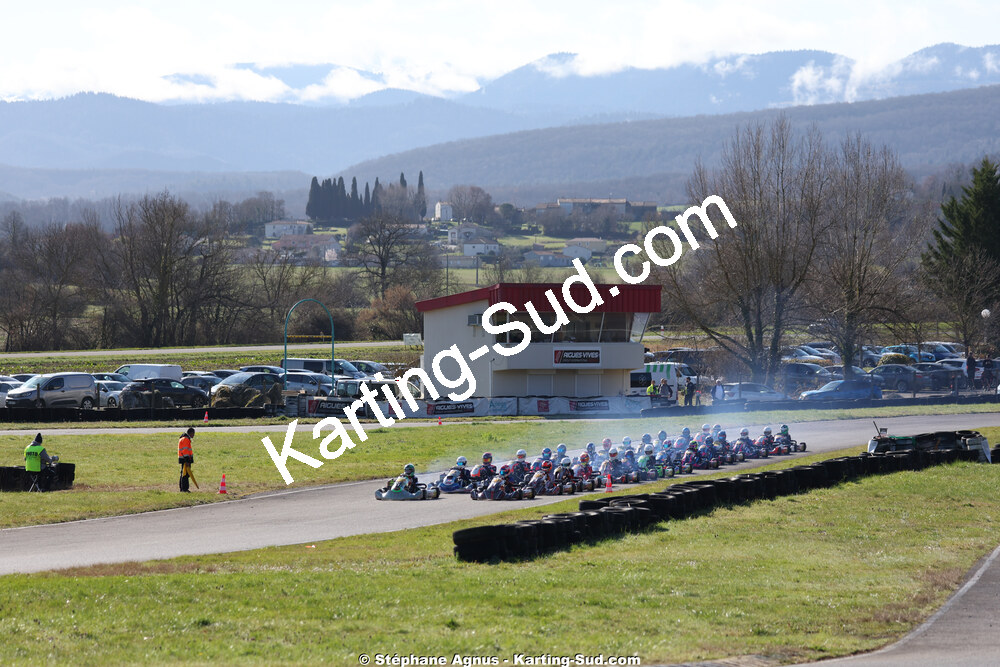 Nationale — 28/02 & 01/03/2026 : 1ère manche du Championnat du Sud 2026 à Aigues-Vives (photos Stéphane Agnus) 2026 — karting