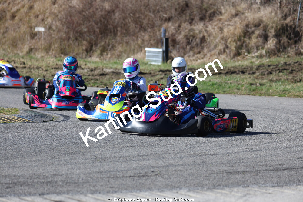 Nationale — 28/02 & 01/03/2026 : 1ère manche du Championnat du Sud 2026 à Aigues-Vives (photos Stéphane Agnus) 2026 — karting