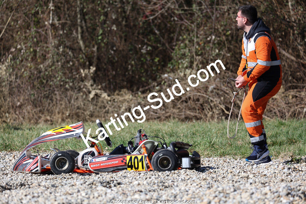 Nationale — 28/02 & 01/03/2026 : 1ère manche du Championnat du Sud 2026 à Aigues-Vives (photos Stéphane Agnus) 2026 — karting