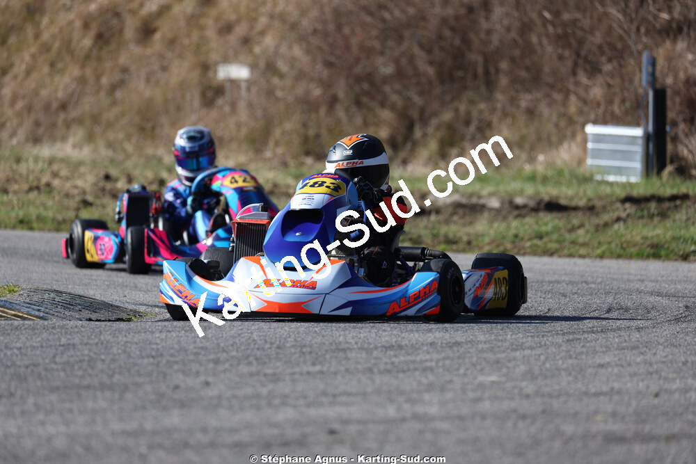 Nationale — 28/02 & 01/03/2026 : 1ère manche du Championnat du Sud 2026 à Aigues-Vives (photos Stéphane Agnus) 2026 — karting