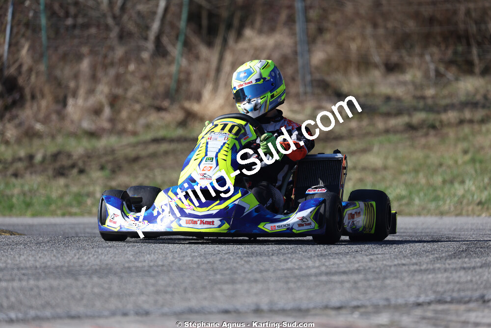 Axel BOYER — 28/02 & 01/03/2026 : 1ère manche du Championnat du Sud 2026 à Aigues-Vives (photos Stéphane Agnus) 2026 — karting